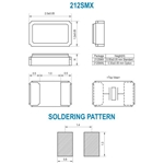 SMI晶振,212SMX晶振,超小型晶振