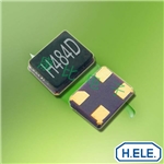 HELE石英晶體諧振器HSX321G,3225mm石英晶振,汽車電子6G晶振