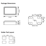 27825.0M0910KSTR,6G電信設備晶振,奧斯康利3225mm晶振